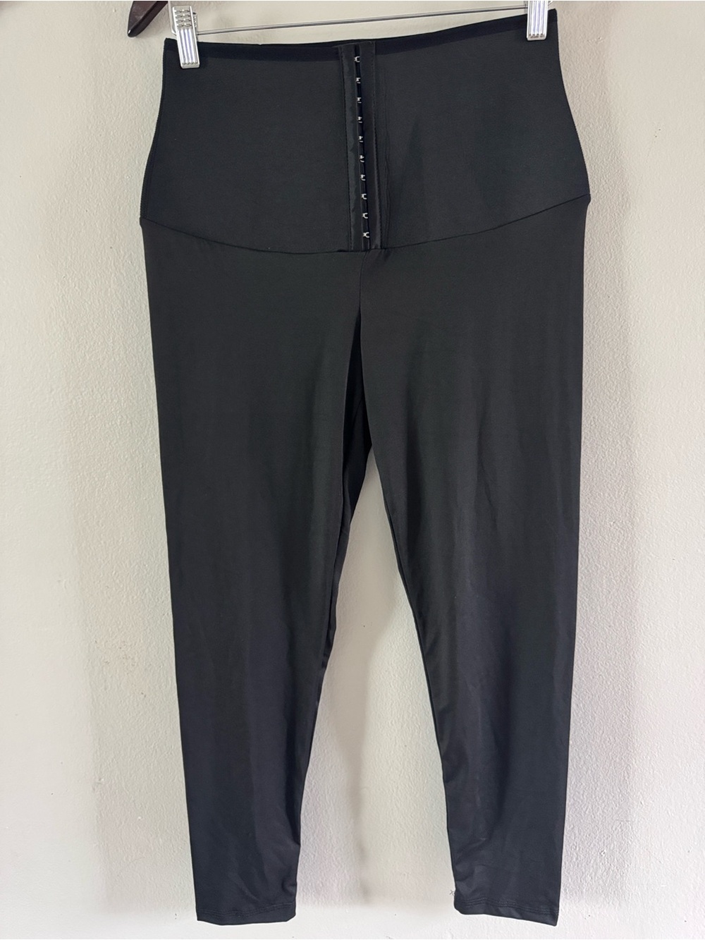 Navy Shaping Leggings with Front Closure